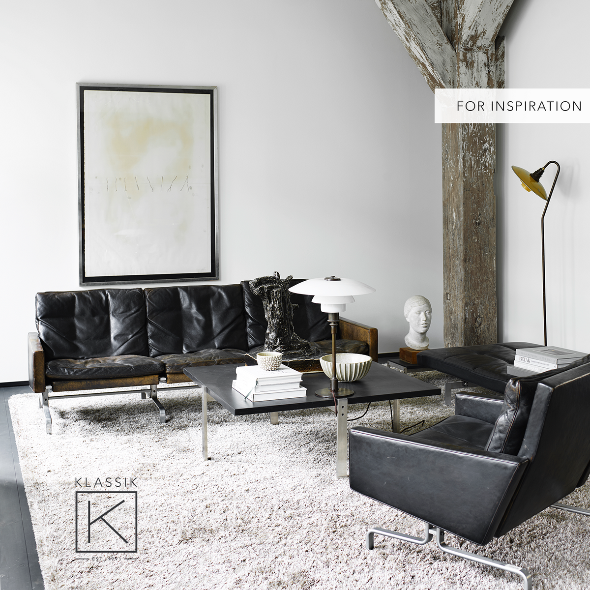 PK 31/1 - Easy chair in Shade Pitch black