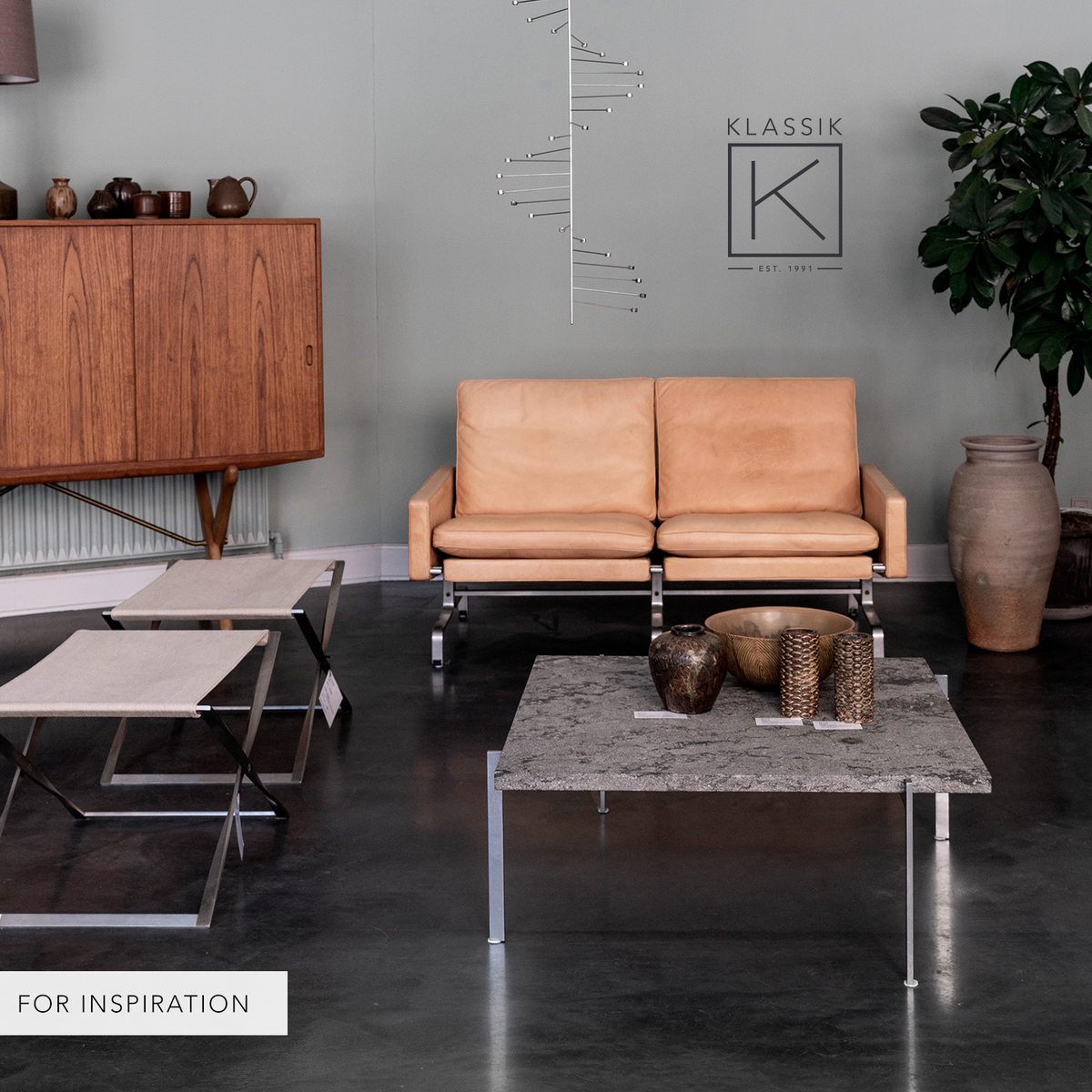 PK 31/2 - 2-seater sofa in Dunes cognac
