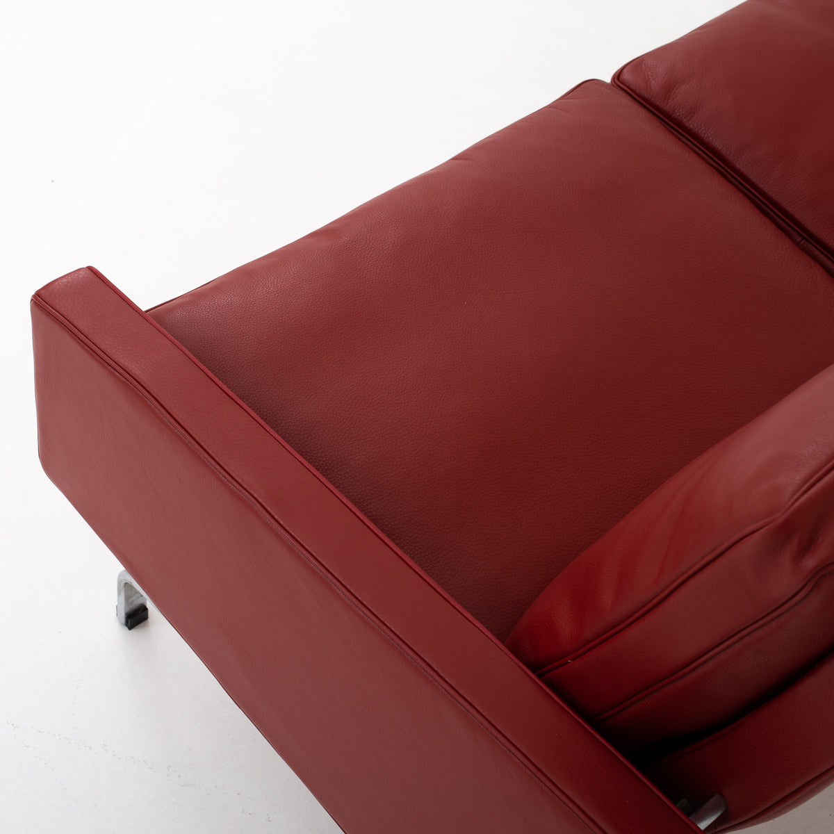 PK 31/2 - 2 pers. sofa i nyt rødt læder