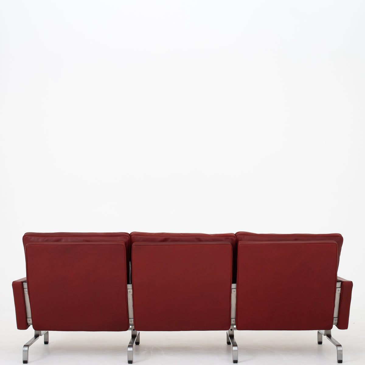 PK 31/3 - 3-seater sofa in Elegance Indian red