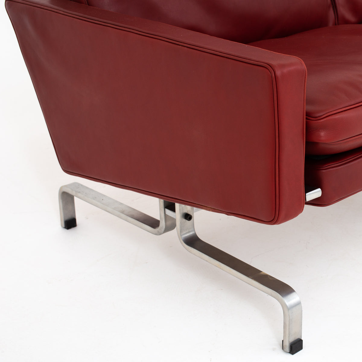 PK 31/3 - 3-seater sofa in Elegance Indian red
