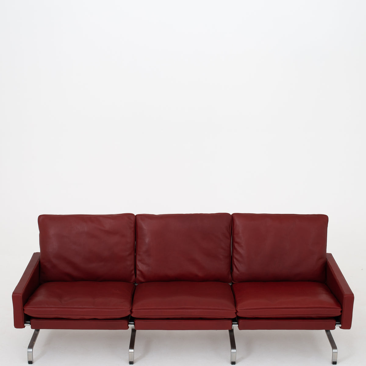 PK 31/3 - 3-seater sofa in Elegance Indian red