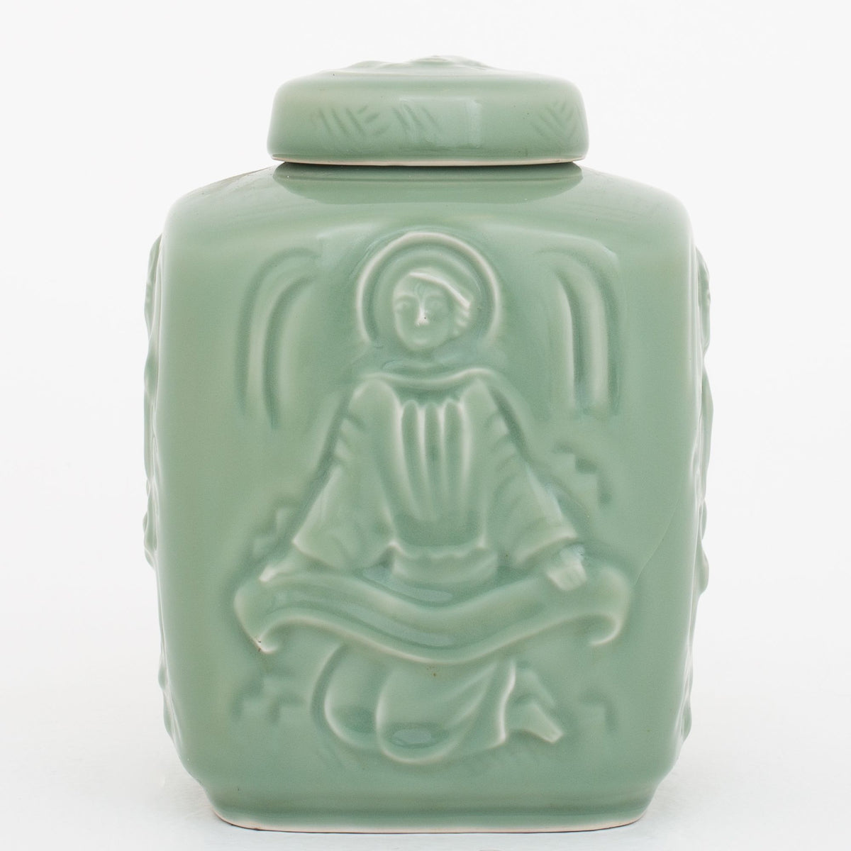 Jar in celadon glaze
