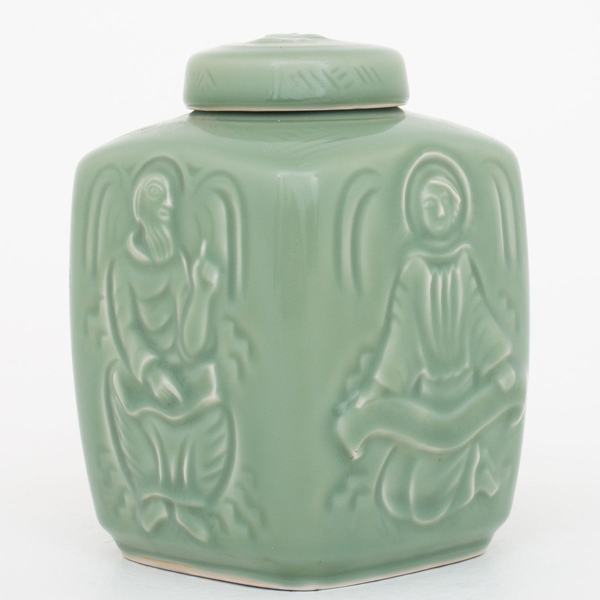 Jar in celadon glaze