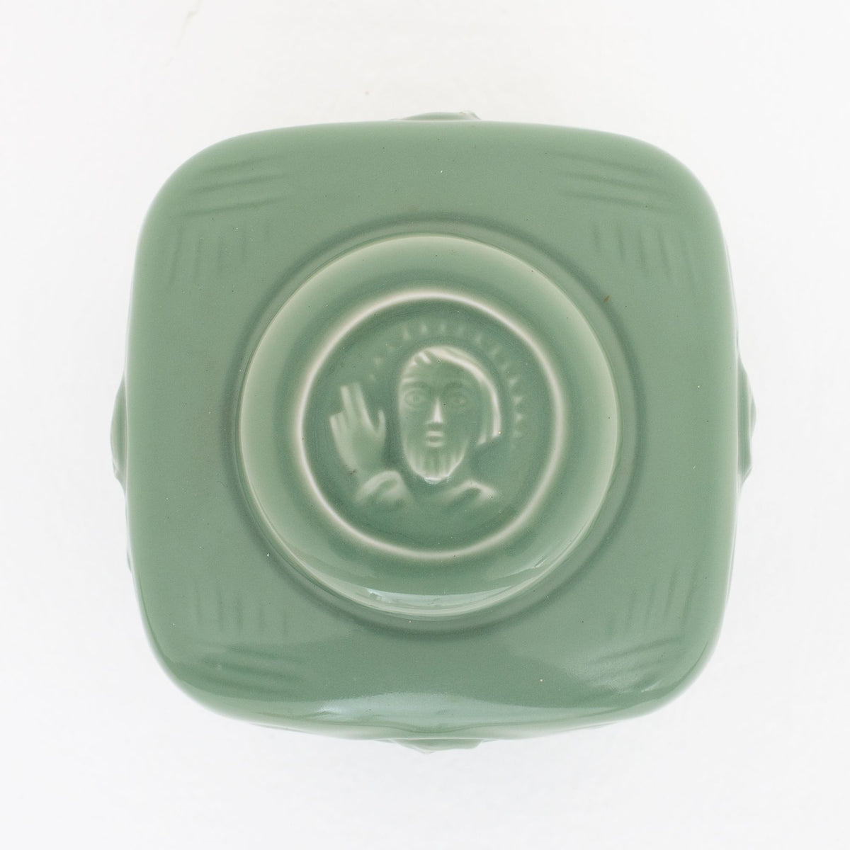 Jar in celadon glaze