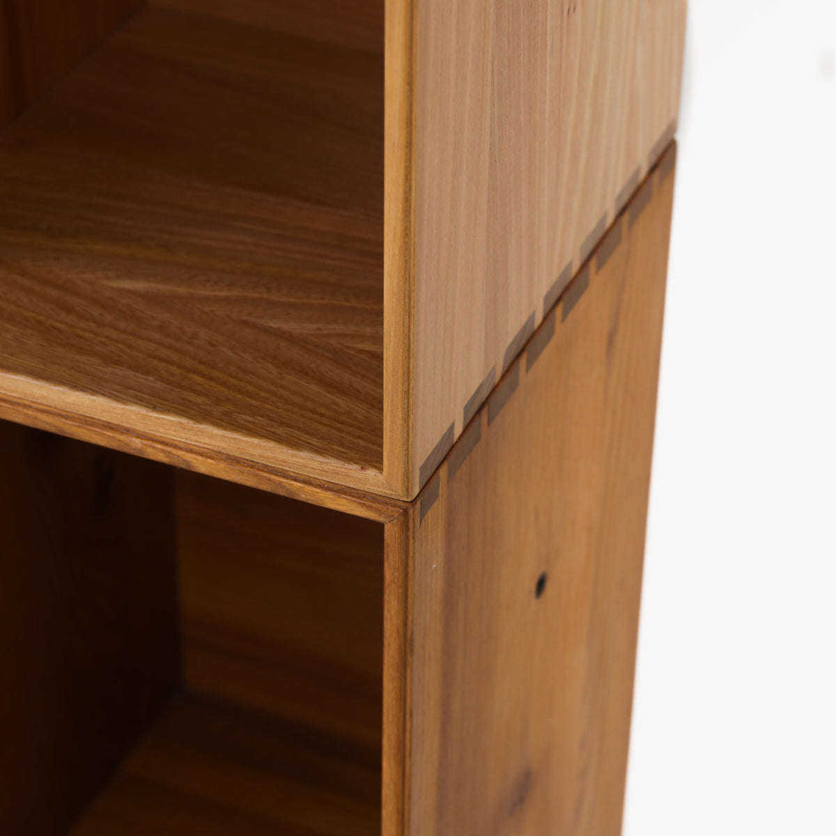 Bookcases in elm (set of 4)