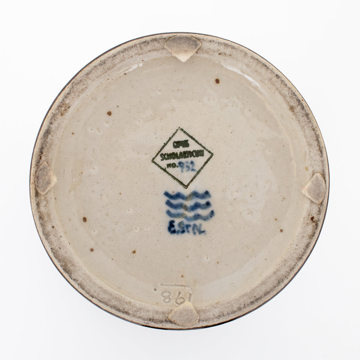 Cylinder vase in stoneware