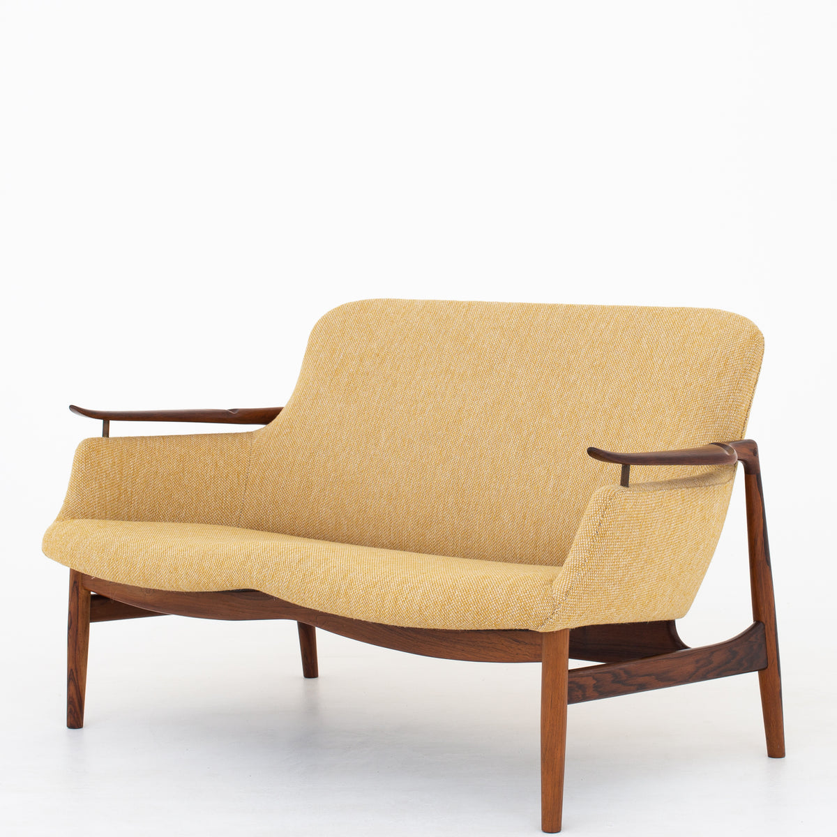 NV 53/2 - Two-seater sofa in rosewood