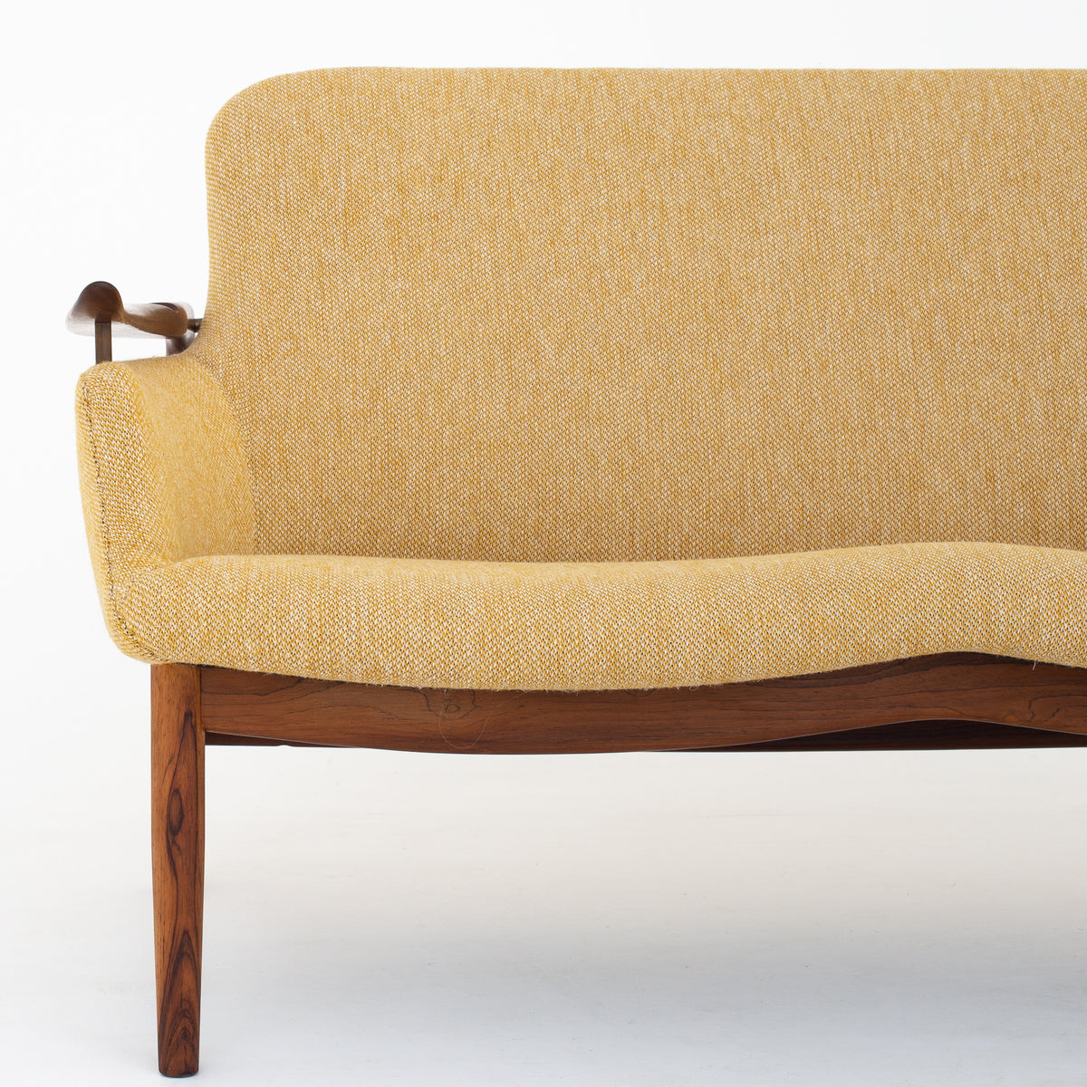 NV 53/2 - Two-seater sofa in rosewood