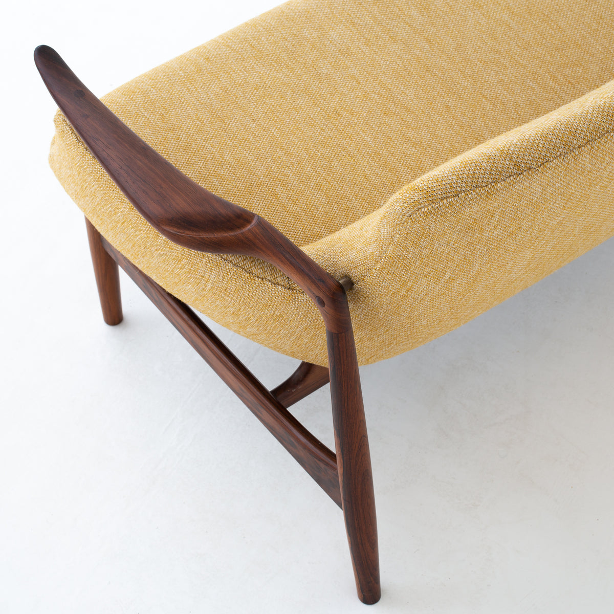 NV 53/2 - Two-seater sofa in rosewood
