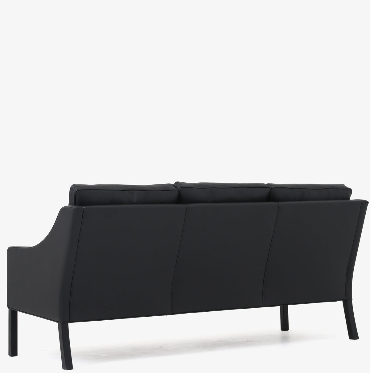 BM 2209 - 3 pers. sofa i sort Klassik-læder