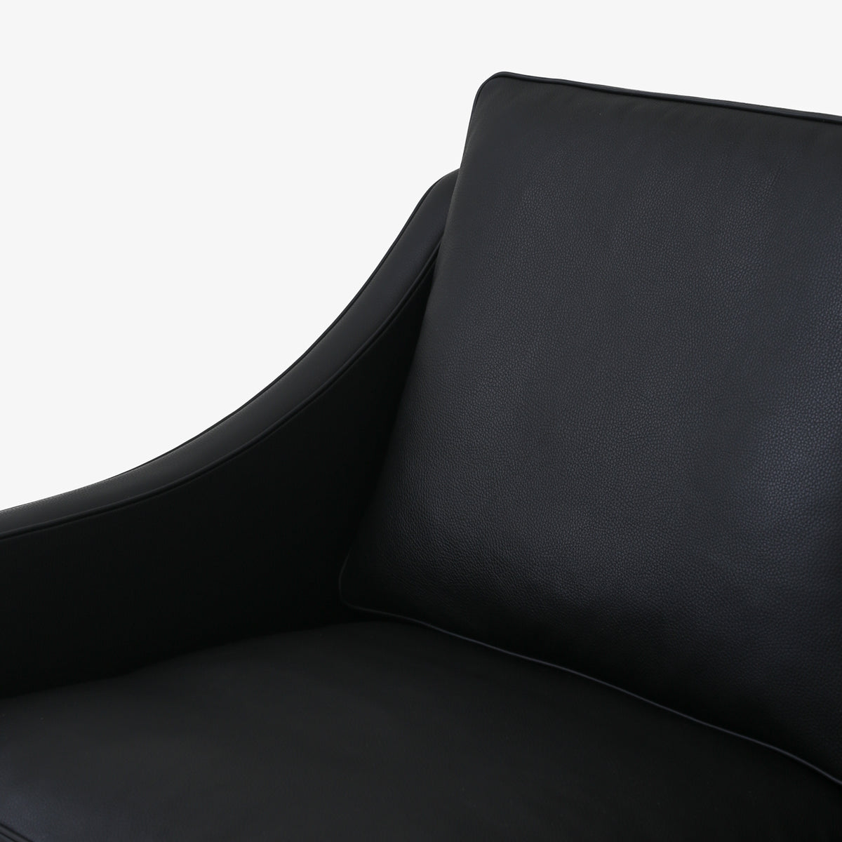 BM 2209 - 3 pers. sofa i sort Klassik-læder
