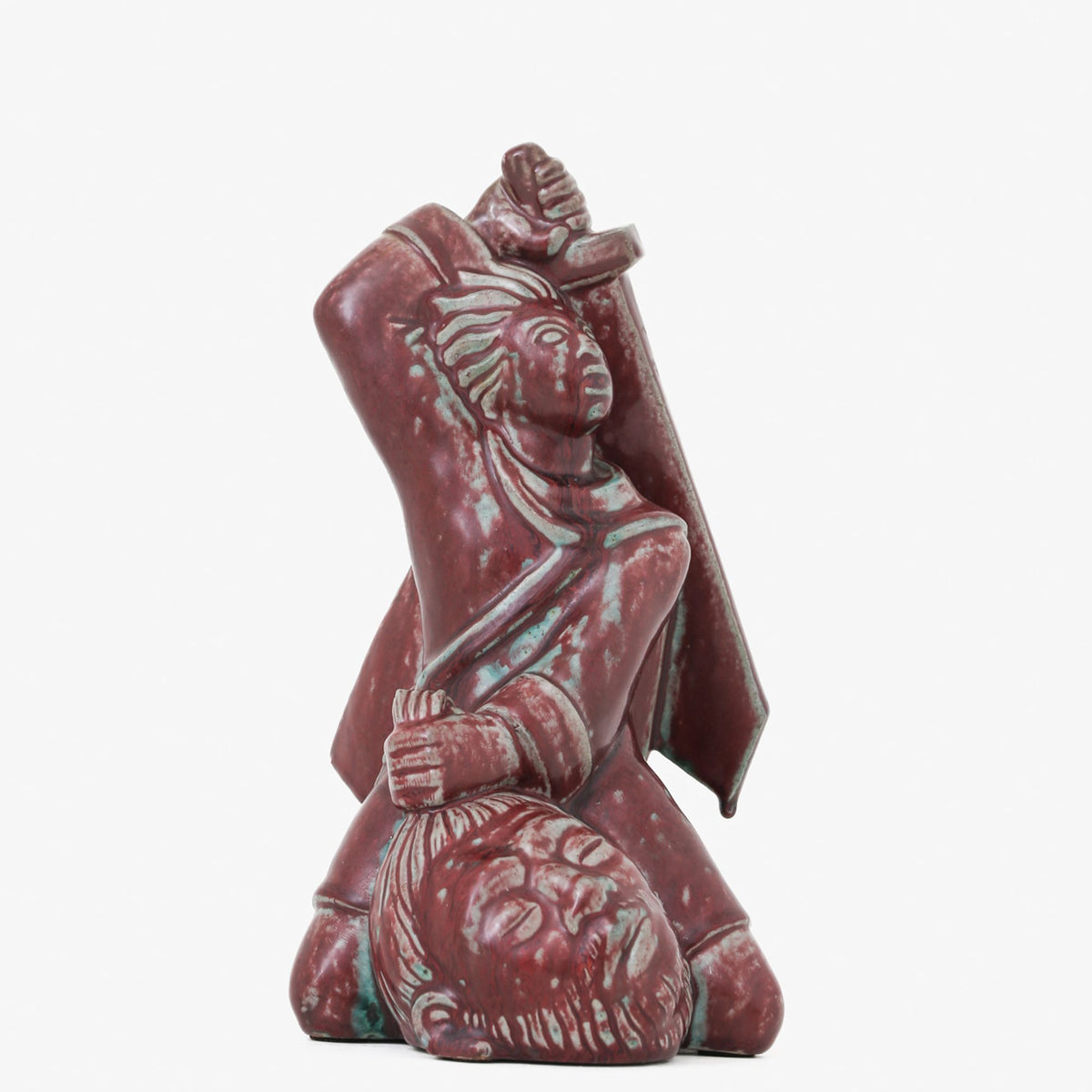 Stoneware figure