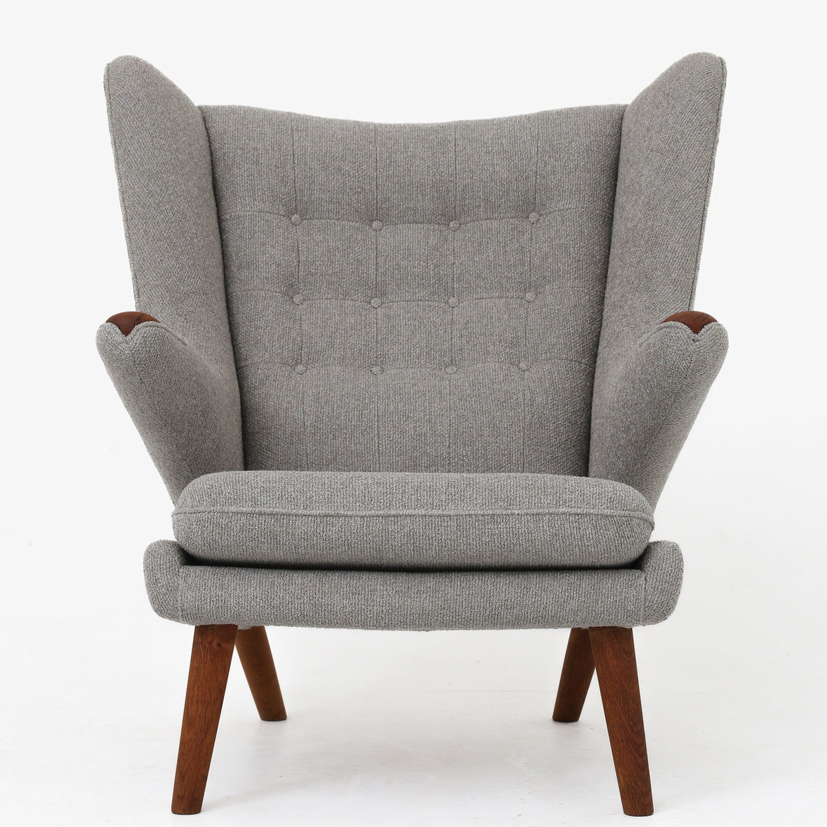 AP 19 - Papa Bear Chair w. stool in Moss fabric