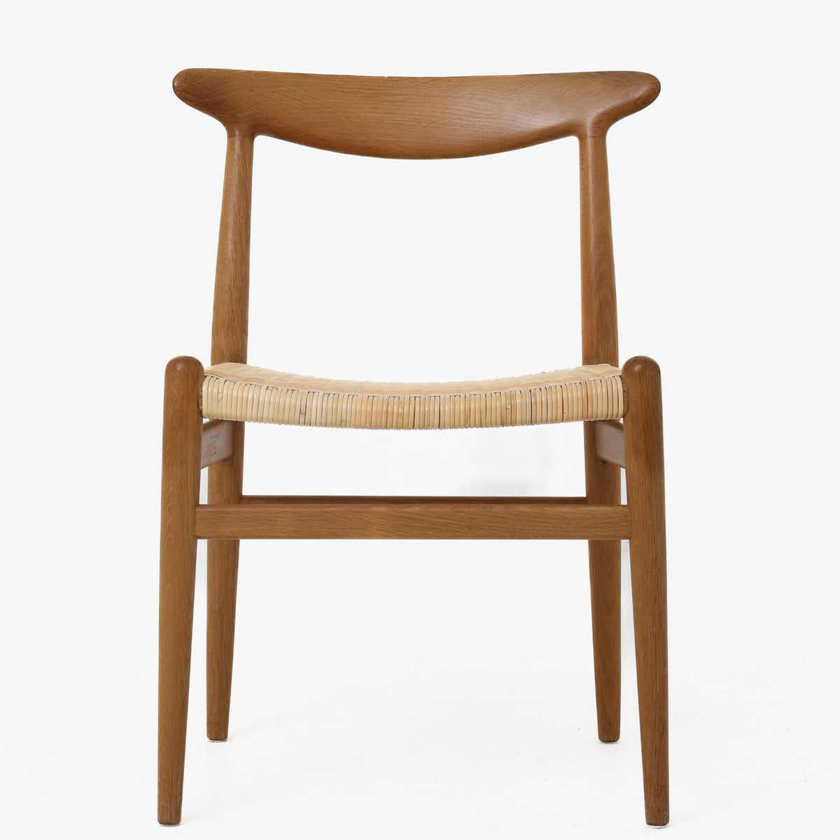 W2 - Dining chair in patinated oak