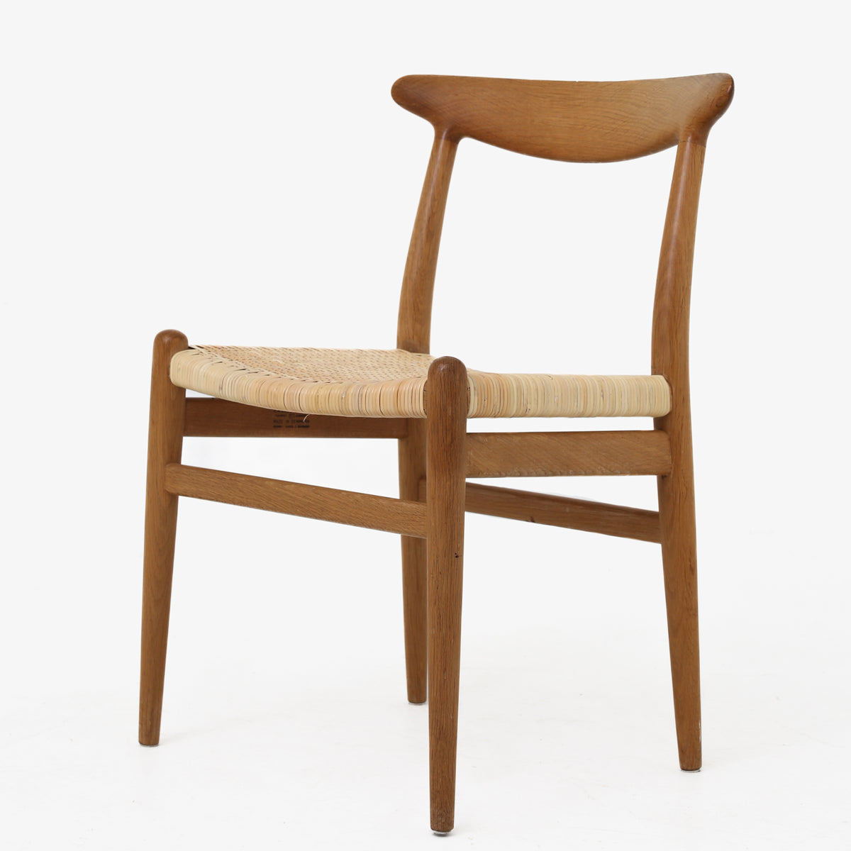 W2 - Dining chair in patinated oak