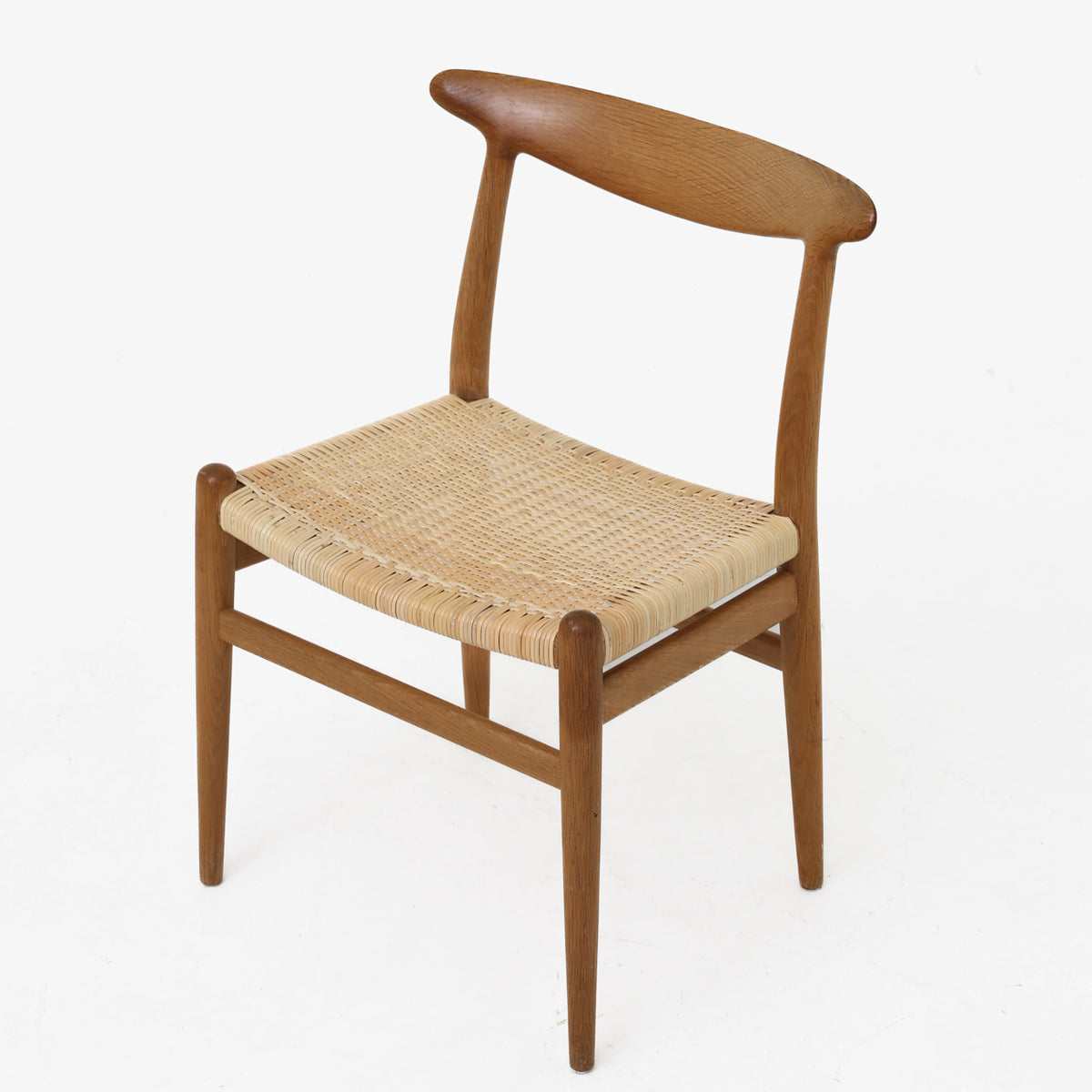 W2 - Dining chair in patinated oak