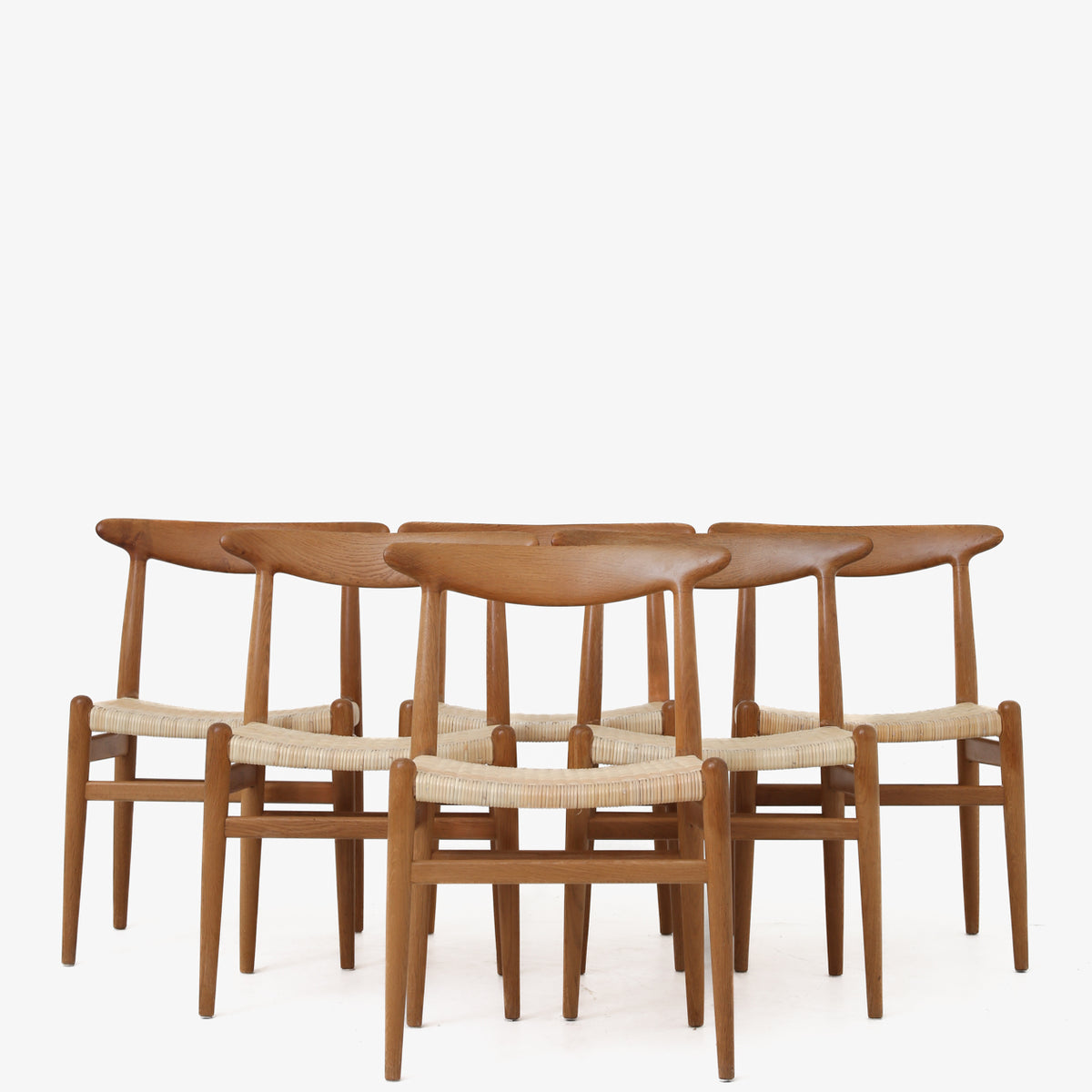 W2 - Dining chair in patinated oak