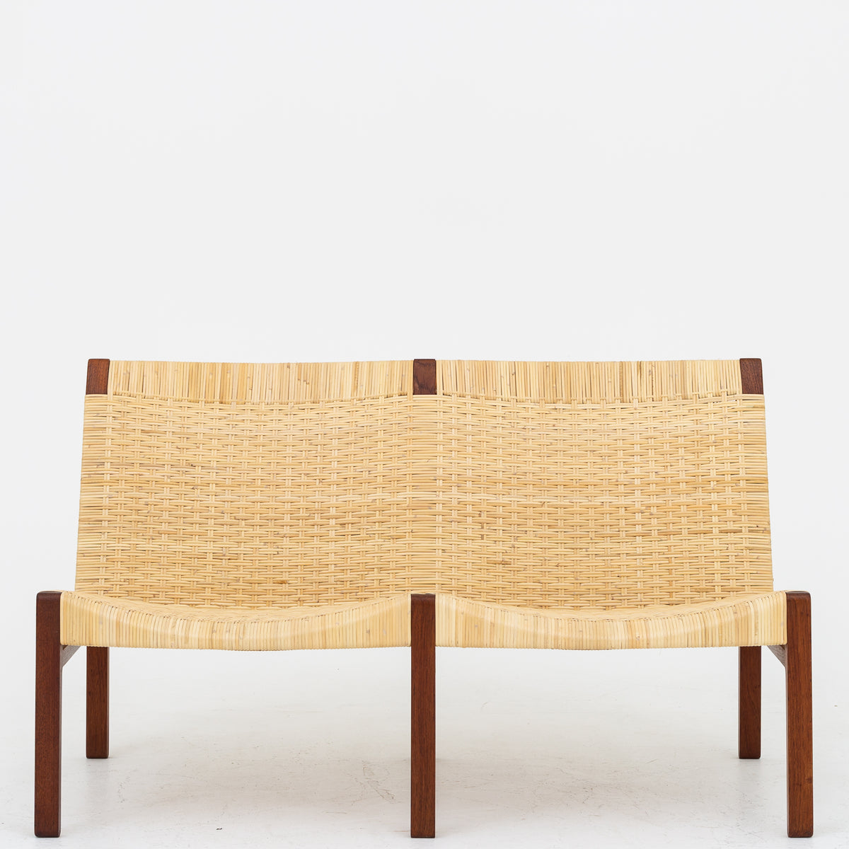 2-seater bench in teak