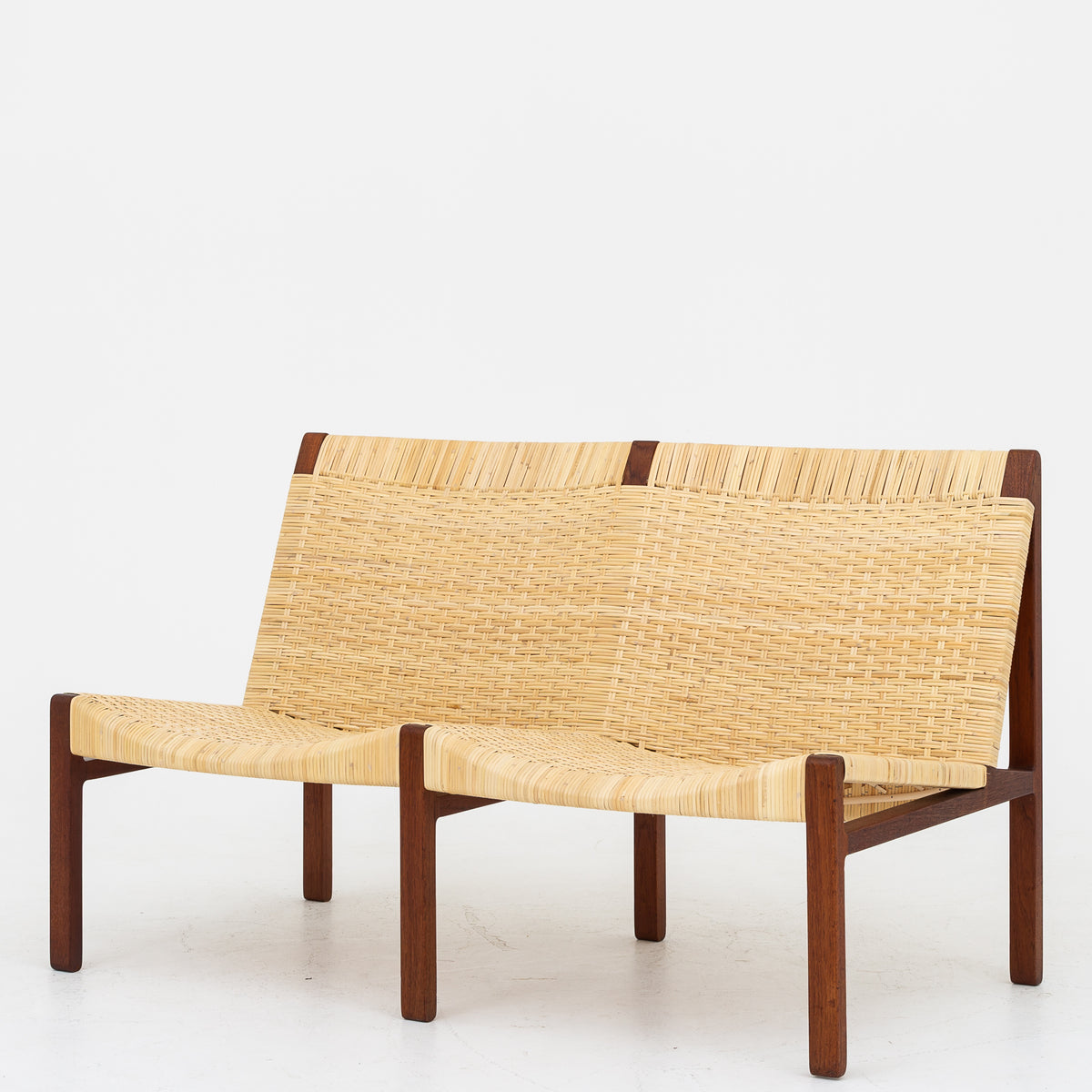 2-seater bench in teak