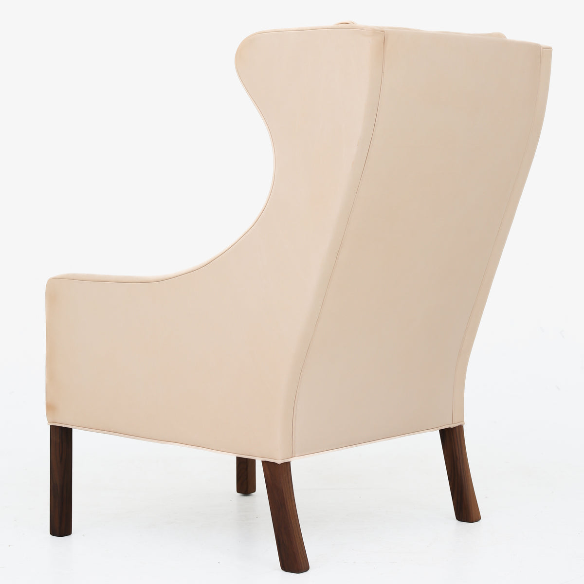 BM 2204 - Wingback Chair in natural leather