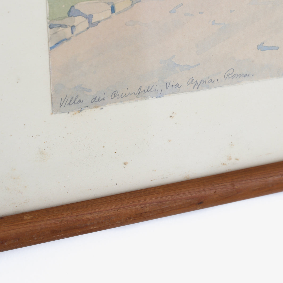 Watercolour in frame