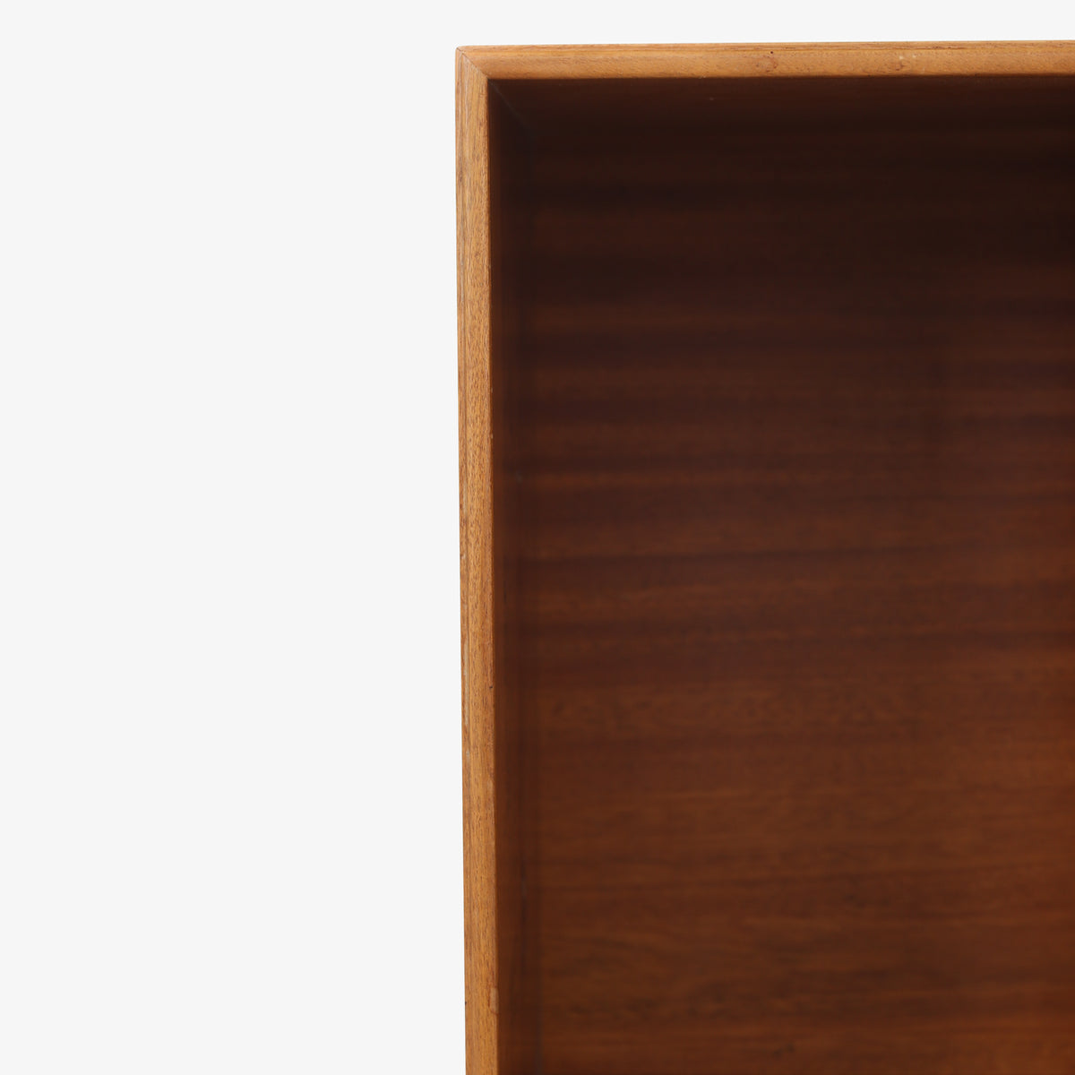 Storage system in mahogany
