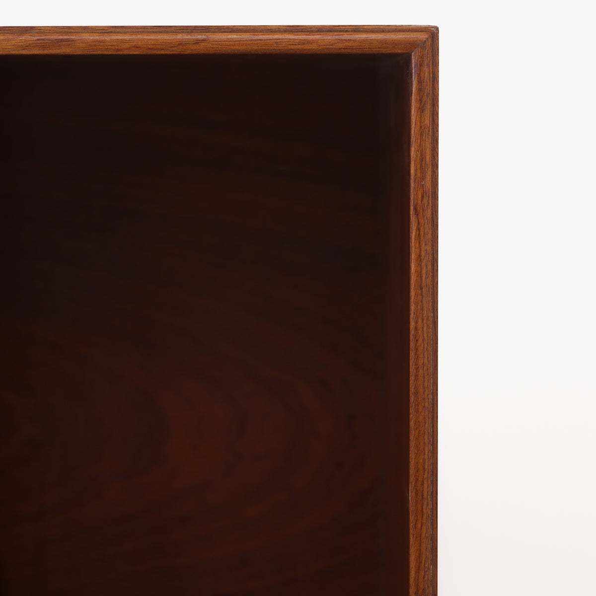Storage system in mahogany