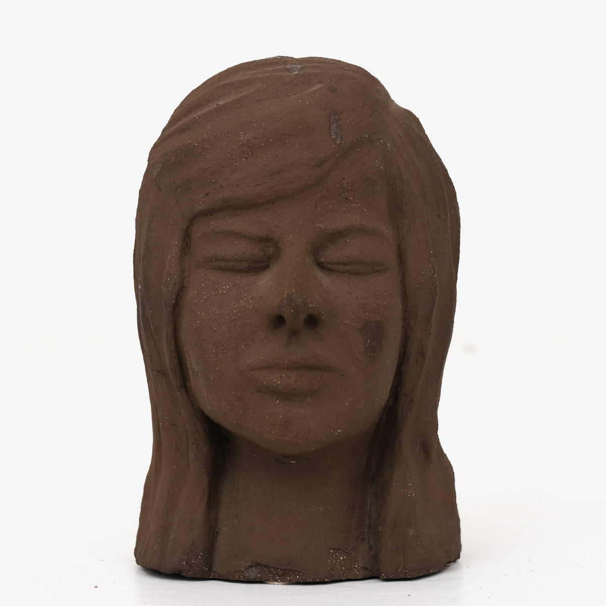 Bust in unglazed stoneware