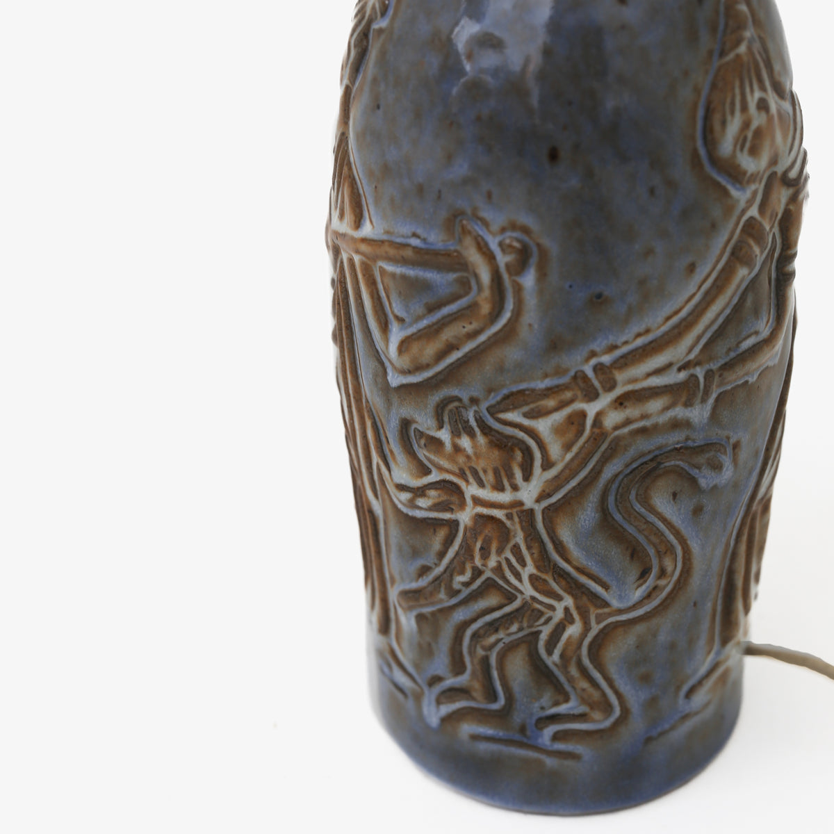 Table lamp in stoneware